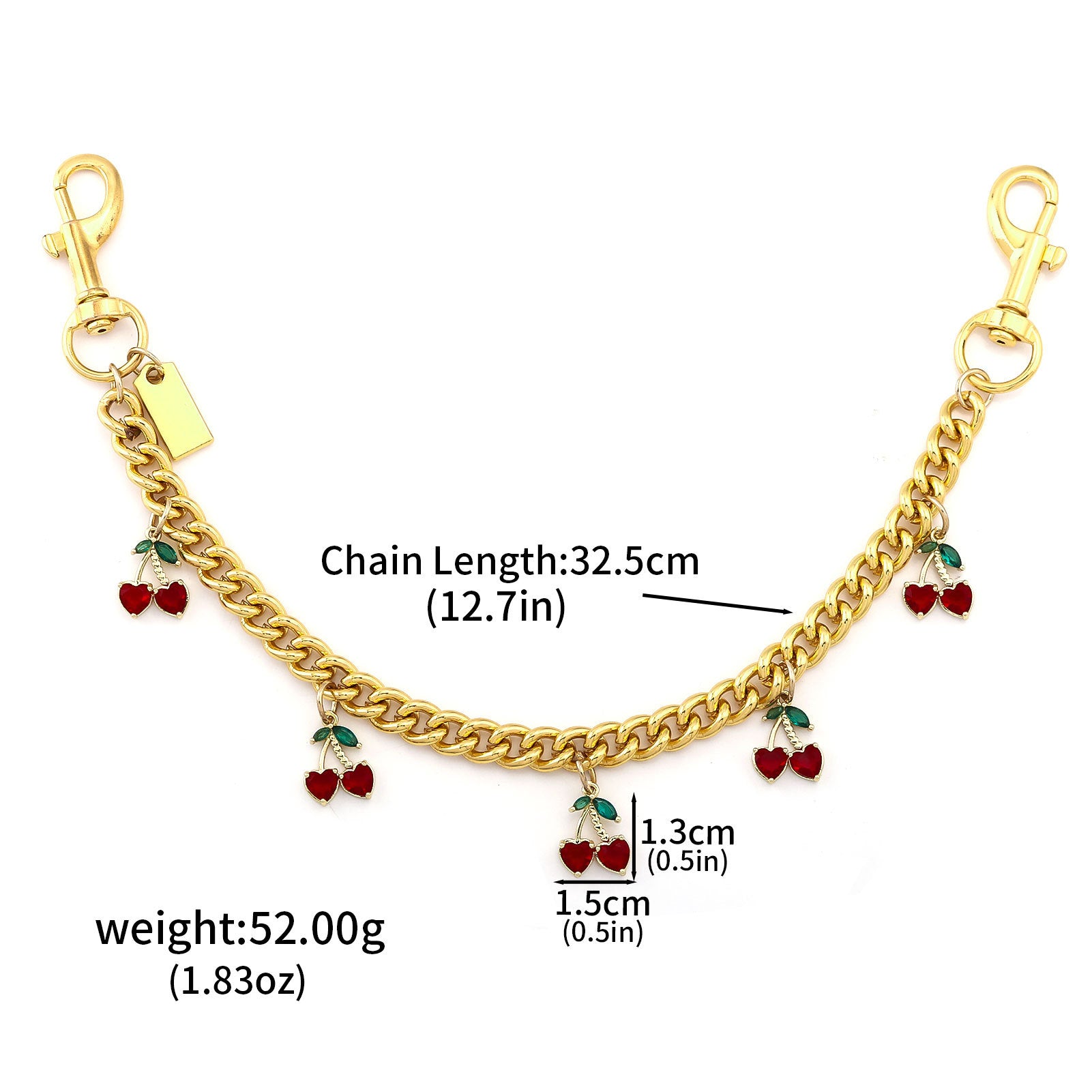 Cherry gold chain