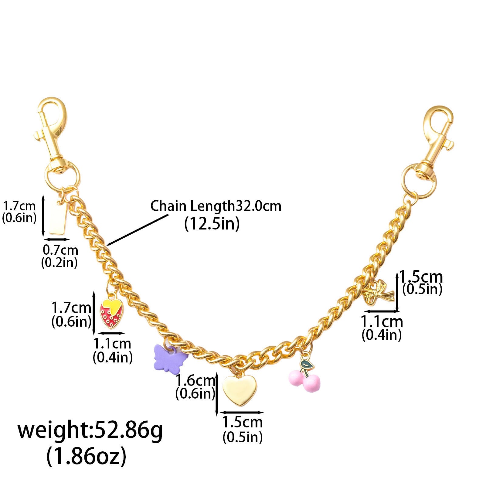 Cherry gold chain