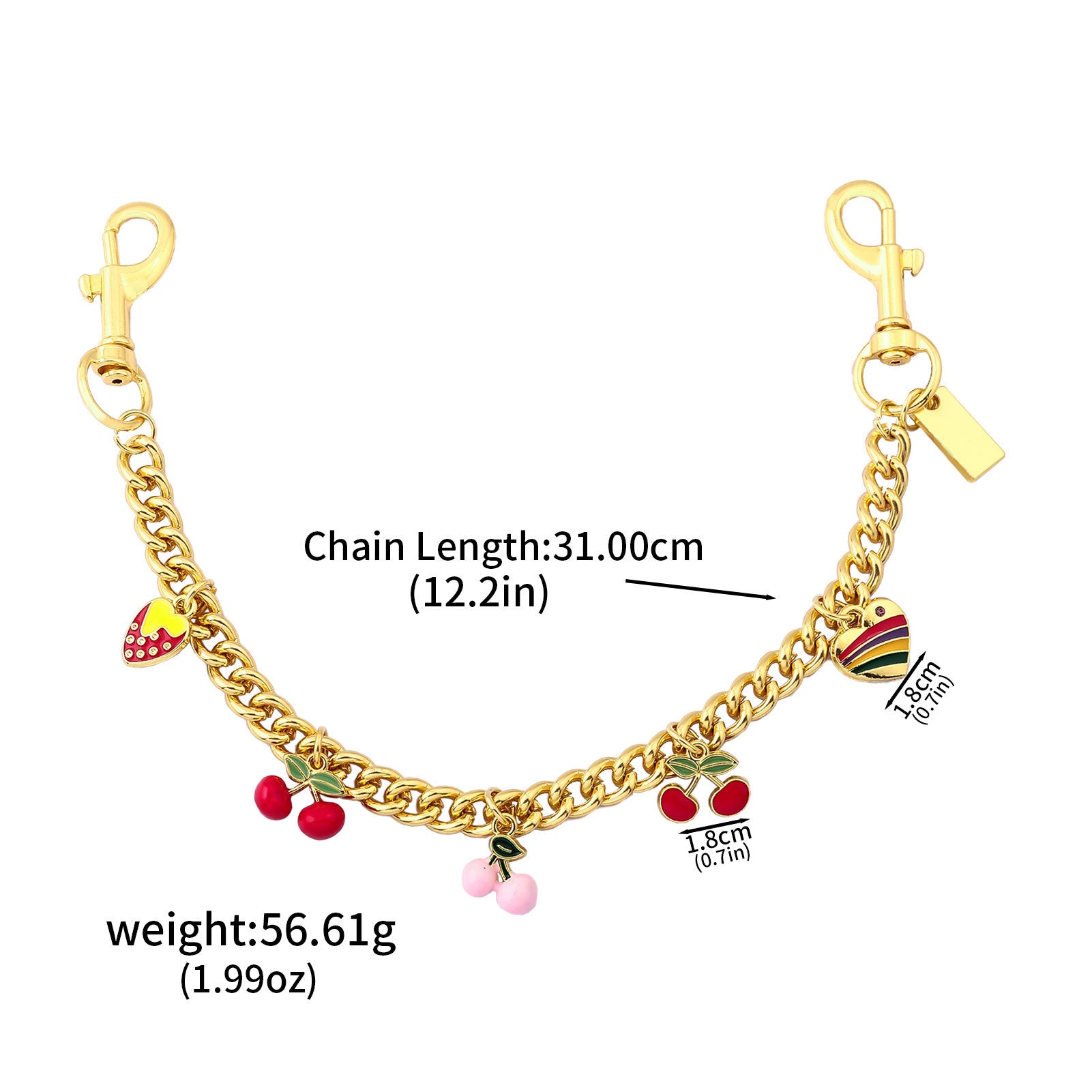 Cherry gold chain